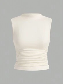 Siren Gaze 3入組打褶袖無袖女裝上衣 - 彩色 - 查看 5