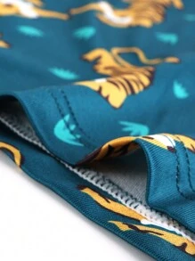 Men'S Animal Print Boxer Shorts - Multicolor - View 7