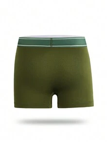 Men'S Cartoon Expression Printed Boxer Shorts - Green - View 5