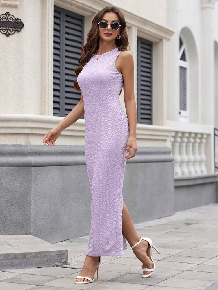 Sleeveless Split Back Dress