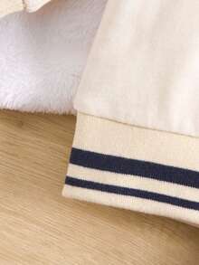 寶寶男孩復古英國學院熊和字母印花運動衫和寬松棕色褲子 - 彩色 - 查看 5