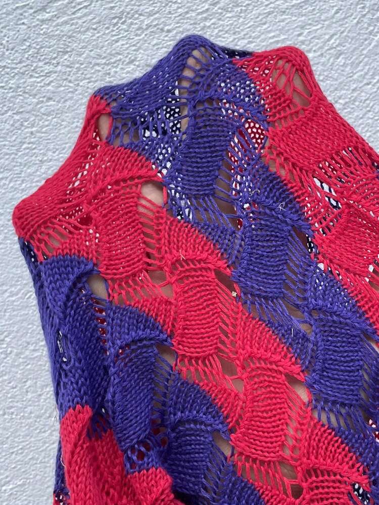 Women'S Striped Sweater Vest