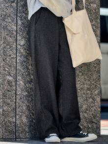 FRIFUL Ladies' Plaid Pants - Black - View 4