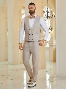 Calvornis Nam Kích thước lớn Bộ đồ - Màu be - Xem 4