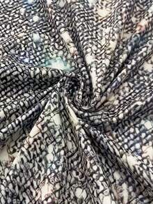 新年時尚v領派對女裝多用途連衣裙 - 灰色 - 查看 4