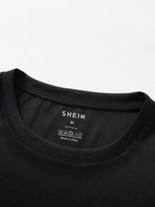 Manfinity Dauomo 6 Piezas De Camisetas De Hombre De Manga Corta De Color Sólido