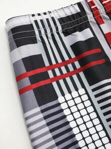 SHEIN Clasi Váy kẻ caro cỡ lớn cho nữ - Nhiều màu - Xem 3