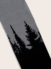 EMERY ROSE 大尺碼女裝休閒簡約森林圖案打底褲,適用於夏季 - 彩色 - 查看 5