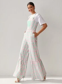 SWEET KILLER 女式擴口吊帶褲 - 彩色 - 查看 3