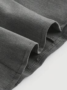 SHEIN MOD 女性前扣帶式無肩帶上衣 - 灰色 - 查看 3