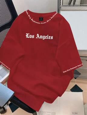 Claim Dot Solid Color English Letter Printed Short-Sleeved Round Neck T-Shirt, Suitable For Daily Wear, Going Out, Leisure, Sports, School, Travel, Family Gatherings And Other Occasions. Can Be Worn By Both Men And Women, Short-Sleeved T-Shirt, Summer T-Shirt. Multiple T-Shirts Can Be Given As Gifts To Family Members.