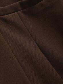 FRIFUL Women'S Loose Wide Leg Pants With Two Pockets - Brown - View 8