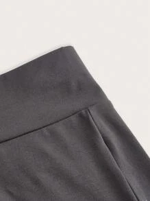 CovetEZ Plus Size Women's Solid Color Basic Shorts - Multicolor - View 6