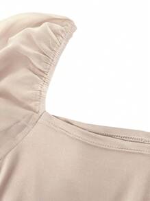 Chiquease Women's Lantern Sleeve Ruffled Long Sleeve Dress Fall Cloth For Women