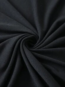 SHEIN Slayr Round Neck Short Sleeve T-Shirt - Black - View 6