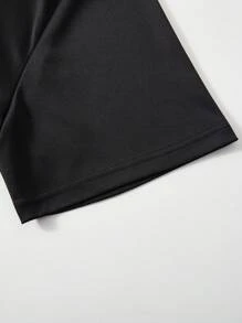 Manfinity Dauomo 6 Piezas De Camisetas De Hombre De Manga Corta De Color Sólido