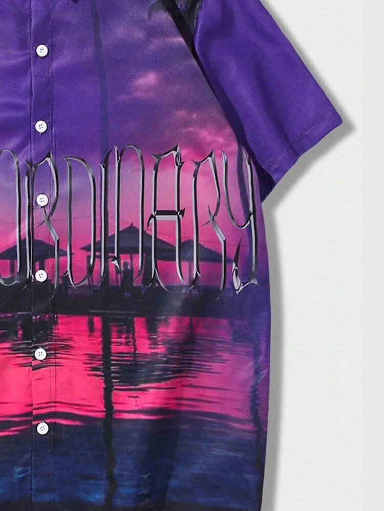 Men's Vacation Short Sleeve Shirt