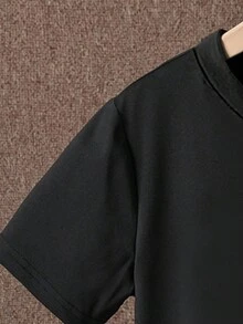 Teen Boys' Video Game Printed Short Sleeve T-Shirt - Black - View 3