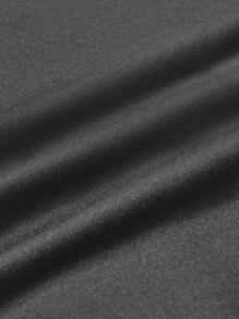 Coolane Text Printed Round Neck Drop Shoulder Sleeve Casual Sweatshirt In Fall/Winter - Dark Grey - View 6