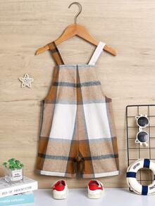 SHEIN Young Boys' Casual Comfortable Cute Pocket Strap Shorts For Spring And Summer - Multicolor - View 2
