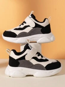 Children's Athletic Shoes, Spring/Fall Outdoor Sports Casual Sneakers Retro Chunky Shoes - Black - View 3