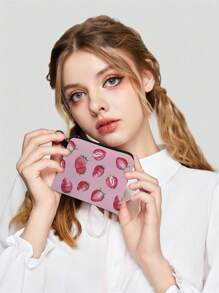 ROMWE Kawaii Cartera De Monedas De Fresa - Multicolor - Ver 3