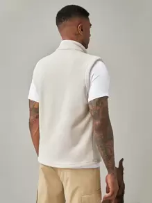 SHEIN In My Nature Men Tiger Print Drop Shoulder Tee Hiking Clothes