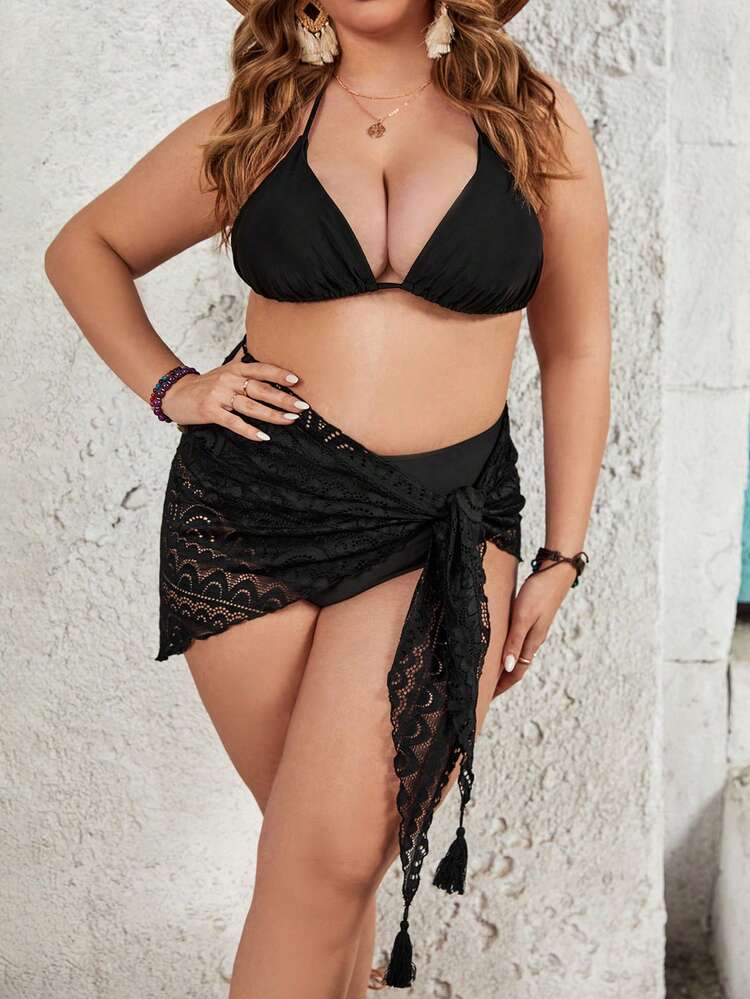 Plus Size Lace Cover Up Music Festival Summer