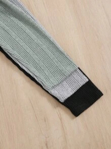 3入組少女針織實色質感優雅的緊身褲 - 薄荷綠 - 查看 3