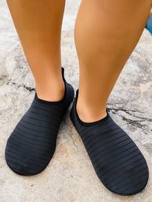 Barefoot Running Yoga Soft Bottom Shoes For Couples Spring And Summer, Men'S Water Shoes With Anti-Slip And Anti-Cut Protection For Swimming, Diving And Floating - Black - View 2