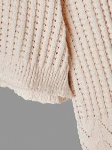 Sweatshirt Con Mangas Acampanadas Y Ajuste Cómodo Para Chicas Adolescentes