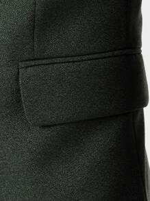 SHEIN Cottnline Men'S Solid Color Suit Jacket - Grey - View 6