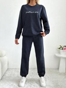 EURMUSE Women's Polka Dot Print Two Piece Set - Multicolor - View 4