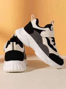 Children's Athletic Shoes, Spring/Fall Outdoor Sports Casual Sneakers Retro Chunky Shoes - Black - View 4