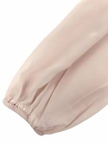 Chiquease Women's Lantern Sleeve Ruffled Long Sleeve Dress Fall Cloth For Women