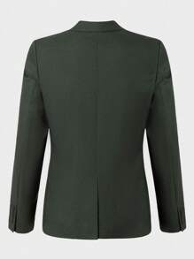 SHEIN Cottnline Men'S Solid Color Suit Jacket - Grey - View 2