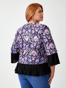 Pamile 大尺碼女士花卉印花t卹 - 彩色 - 查看 2