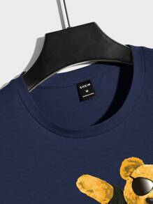 RueChic Männer T-Shirt mit Cartoon Grafik,