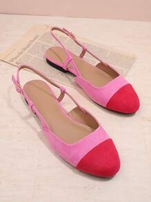 Solezae Women'S Fashionable And Versatile Flat Shoes New Year Holiday Valentine Gifts Summer Shoes Valentines - Pink - View 5