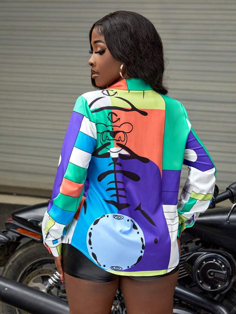 Full Printed Long Sleeve Shirt
