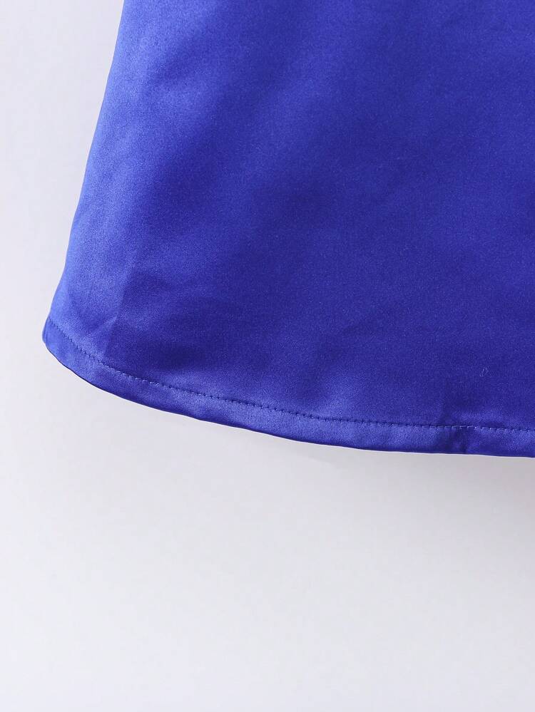 Young Girl's Round Neck Dress With Bow Decorations