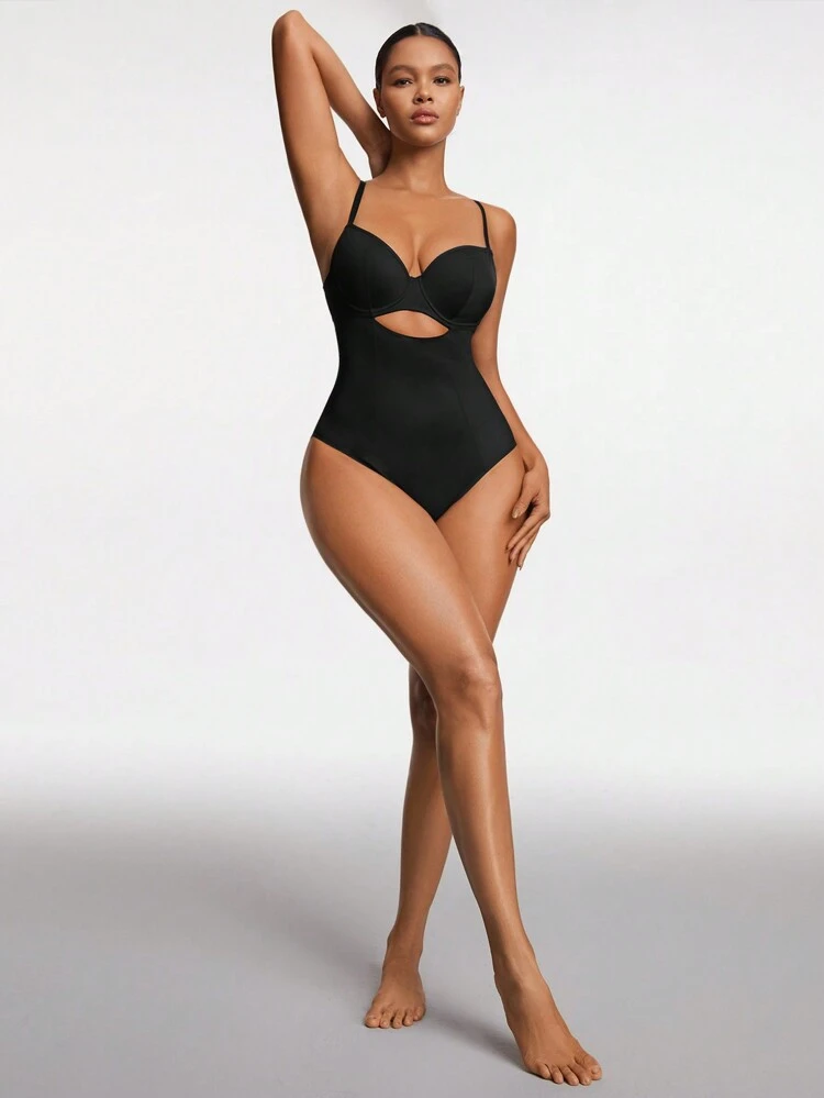 Women's Hollow Out Cami Bodysuit Body Shaper