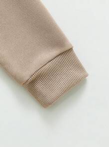 寶寶女孩2入組可愛刺繡細節長袖連體衣,適用於春秋季節 - 彩色 - 查看 5