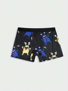 Men'S Cartoon Printed Boxer Briefs - Multicolor - View 2