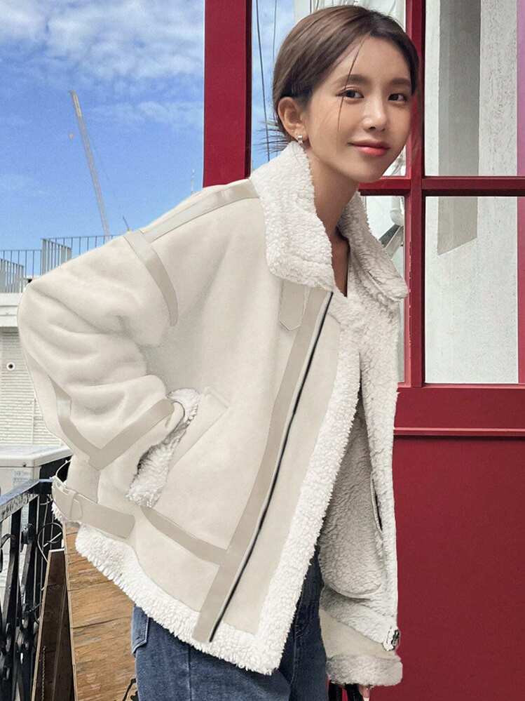 DAZY Women's Thermal Lined Compound Jacket | SHEIN USA