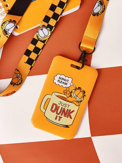 GARFIELD | SHEIN 1pc Cartoon Graphic Card Holder