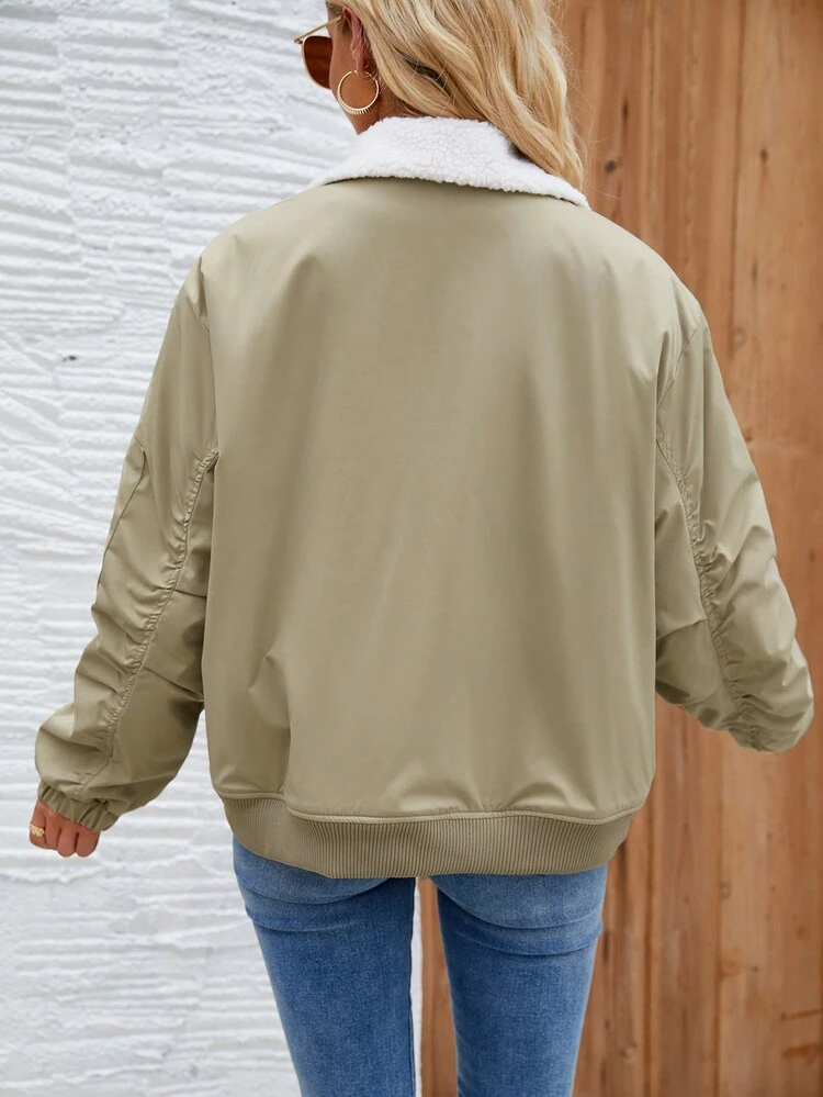 Women's Short Collar Padded Padded Coat Clothes Winter Fall Cloth For Women