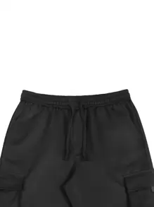 Manfinity LEGND Loose Fit Men's Cargo Pocket Cuffed Pants