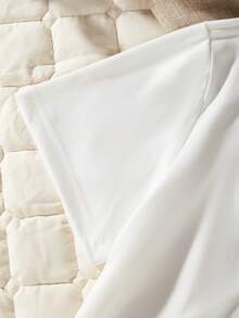 少女短袖印花 T 卹 - 白色 - 查看 5