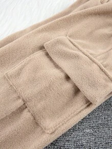 少女字母印花t恤,外套和褲子3入組